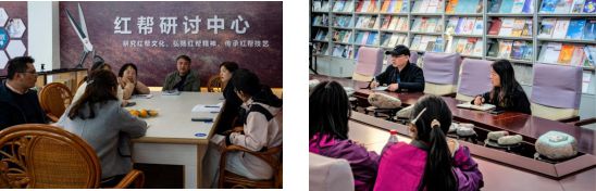 以“党建红”引领“教育蓝”